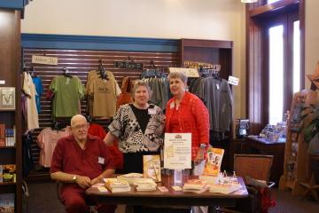 Book signing, Texas Star Trading Company with authors Doug and Ruth Sellers